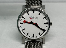 Mondaine Evo2 35mm Stainless Steel White Dial Unisex Quartz Watch - A2