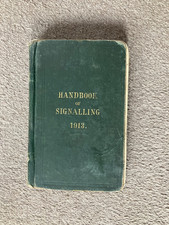 RARE 1913 H/B HANDBOOK OF SIGNALLING  LOTS COLOUR PLATES OF FLAGS AND B/W IMAGES