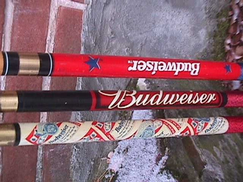 Budweiser pool cue stick - , decor