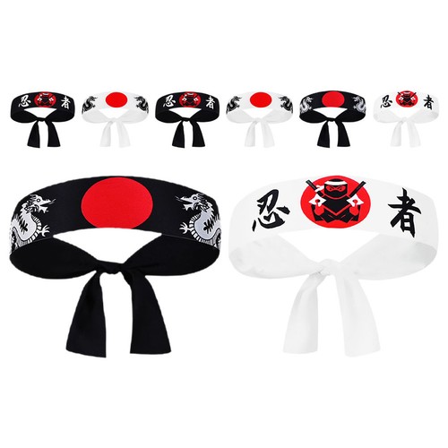 8pcs japanese headband bushido - japanese,