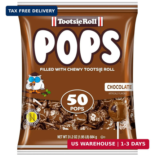 Tootsie pops chocolate - pops,
