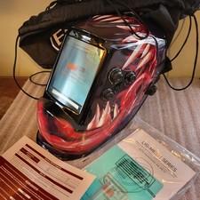 YESWELDER Large View True Colour Welding Mask Auto Darkening 