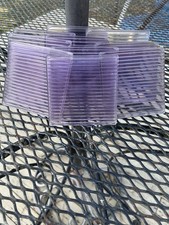 10 Antique 1896 Luxfer Transom Prism Glass Tile Sawtooth 4” X 4” Marked K 4