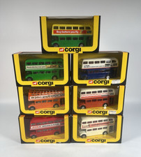Vintage Corgi 469 Routemaster Buses Bundle Of 7 Die Cast Model 1980s Boxed
