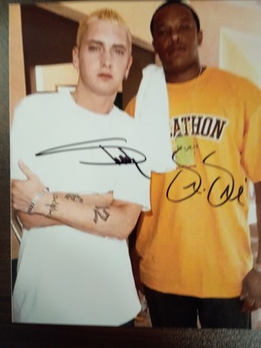 Eminem dre signed 8x10 - dr,