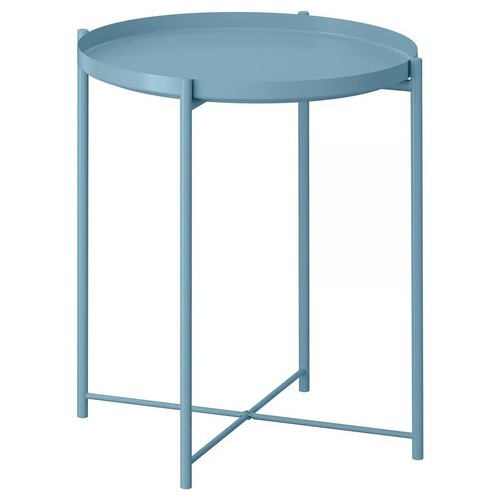 Ikea light blue tray table - ikea,