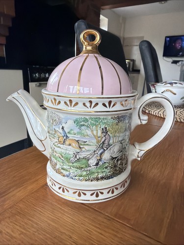 Sadler england teapot sporting - sadler,