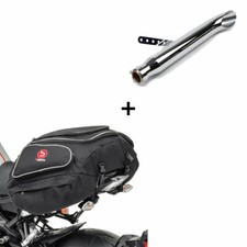 Set of rear silencer + rear