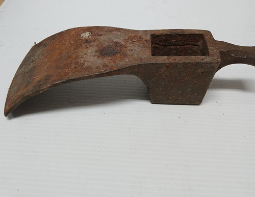Antique shipwright adze - adze, head