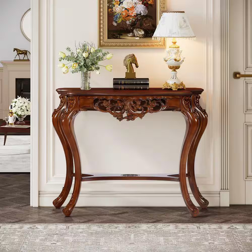 Walnut half moon - in.,