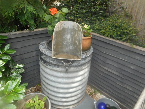 Large old galvanise - , potato