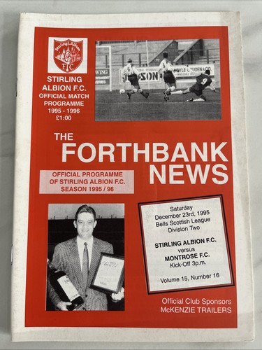 Stirling albion montrose - vs,
