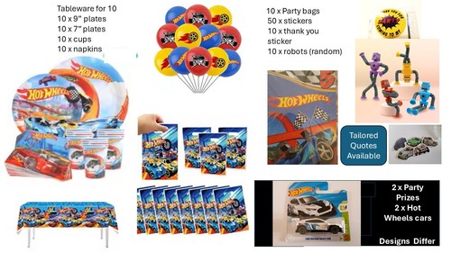 Hot wheels cars tableware