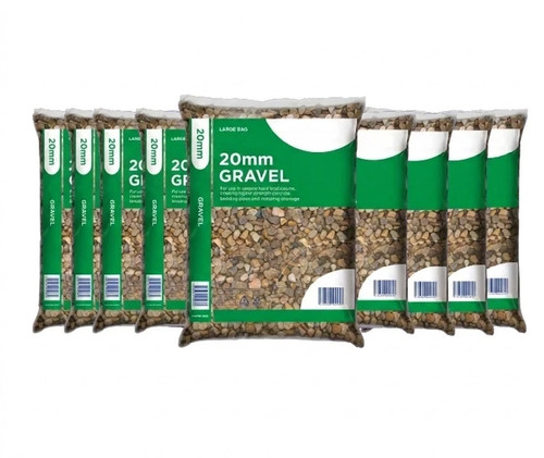 20mm pea natural garden gravel - pea,
