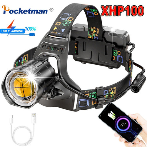 Powerful led headlamp p100 - headlamp,
