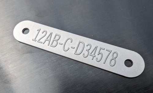 Engine number plate lmg1053 - number,