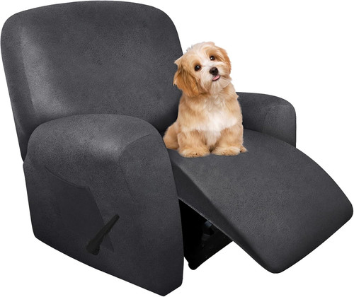 Dark grey recliner chair - dark,