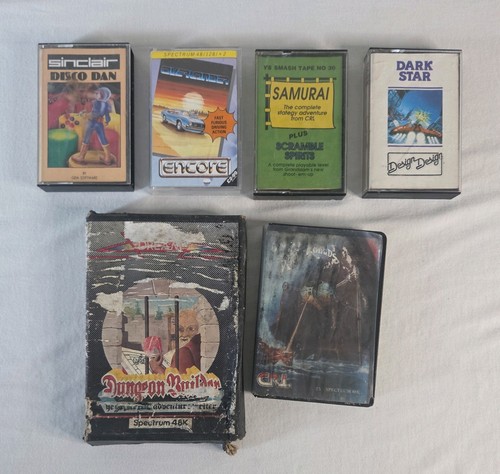 Spectrum cassette games - zx,