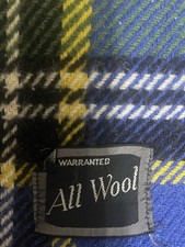 Pure Wool Tartan Blanket