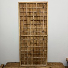 Vintage Wooden Printers Tray -