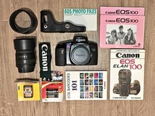 Canon EOS ELAN / EOS 100 35mm SLR film camera with Lens & Accessories