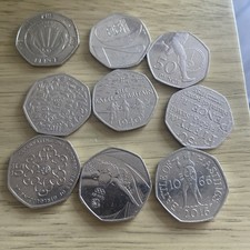 9 Collectable 50p In