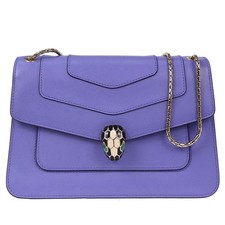 Bvlgari Purple Leather