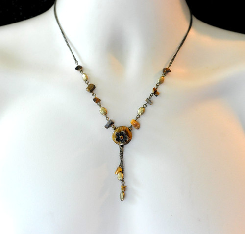 Necklace romantic drop dangle