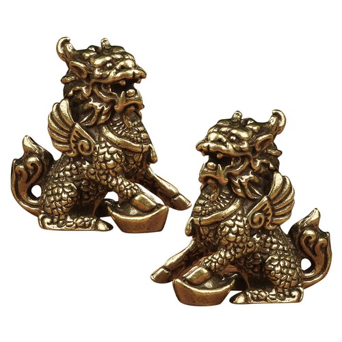 Creative golden brass kylin - creative,