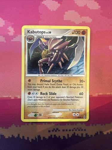 Pokemon card kabutops arceus - pokemon,