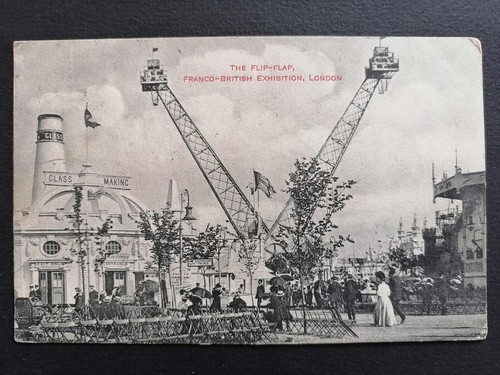 Old postcard london franco - old,