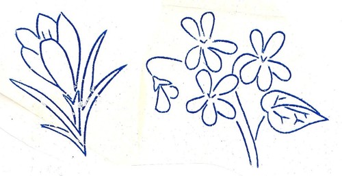 Vintage embroidery - x,