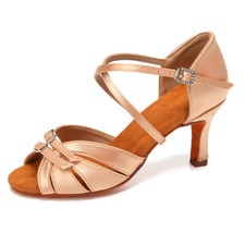 Women Ballroom Latin Dance Shoes Ladies Girls Salsa Tango Shoes 6cm Heels Indoor