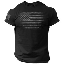 USA Distressed Flag Men T
