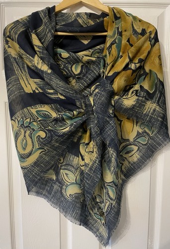 Tie rack scarf blue floral - scarf, 47