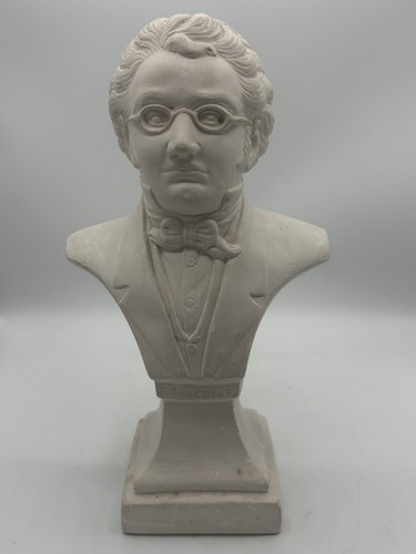 Large schubert bust sculpture - bust,