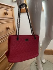 Fuschia Pink Tote Bag with