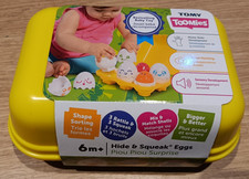 TOMY Toomies Hide & Squeak Eggs Interactive Toy (E1581)