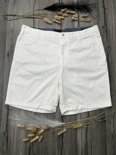 Nautica white chino shorts - white,