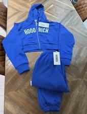 Hoodrich Blue Tracksuit Size