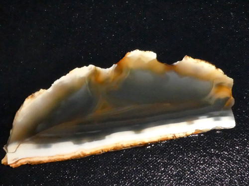 Unknown agate slab x - unknown, 1/2"
