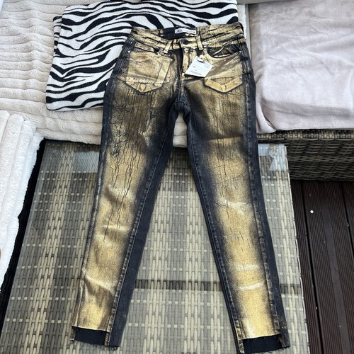 Zara metallic gold coated - zara,