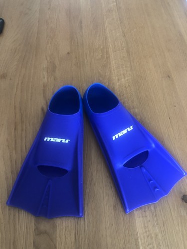 Purple blue maru training fins - blue,