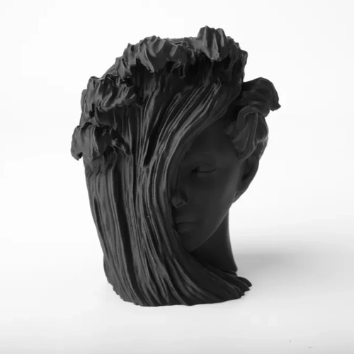 Wave head sculpture ornament - sculpture,