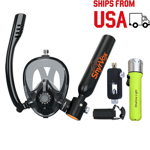 Portable lung scuba tank with - portable,