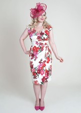 BNWT Bombshell by Katya Wildman – Confident Cap Sleeve Dress size 8 RRP £259