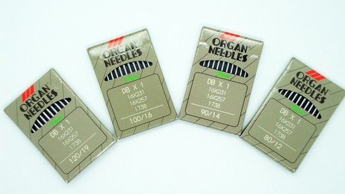 Set organ needles for - of,