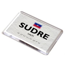 FRIDGE MAGNET - Sudre - Haiti - Lat/Long