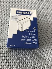 Impega Black Ink Cartridge For Use In Epson Stylis Color 440-460-66 Photo-750