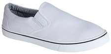 Mens canvas slip trainers - mens,